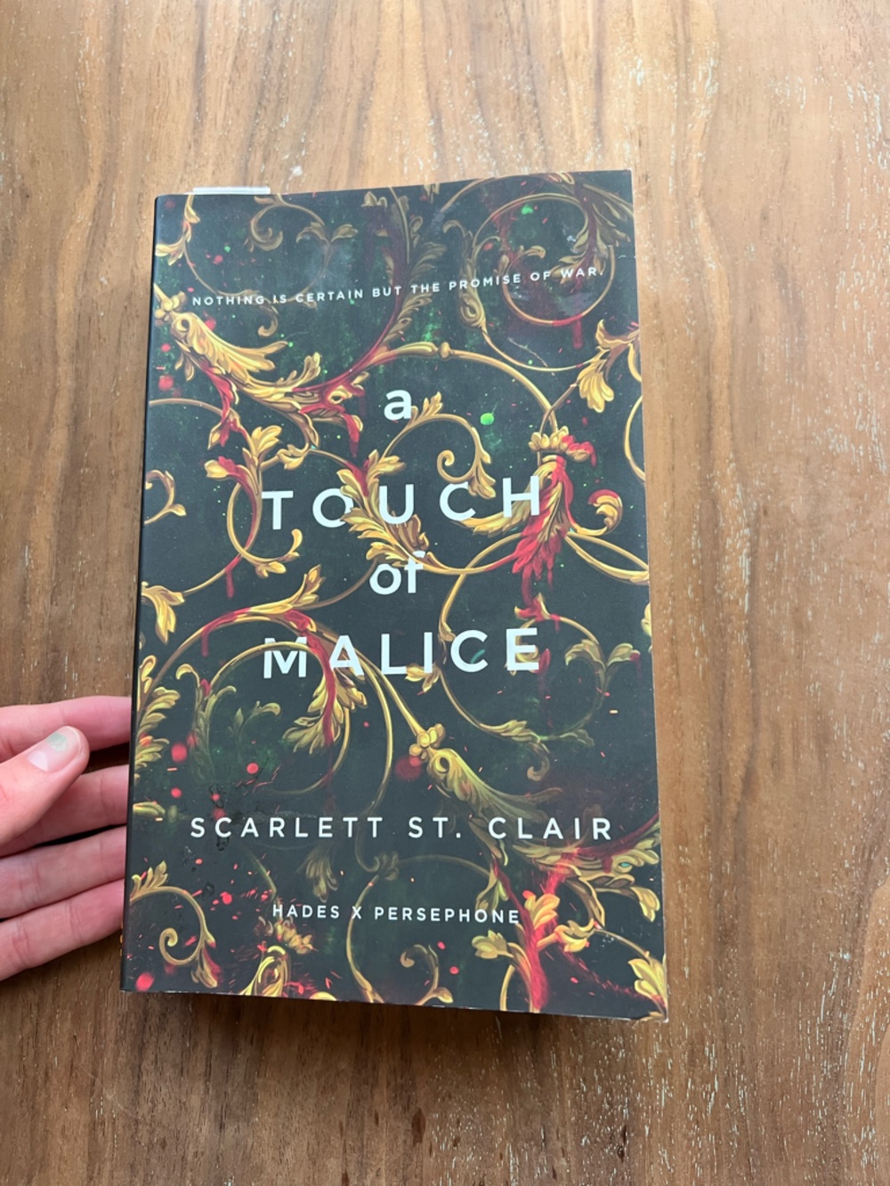A Touch of Malice by Scarlett St. Clair Paperback